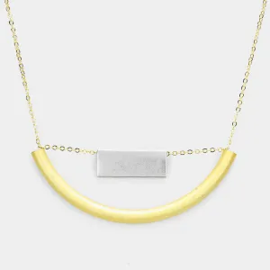 iLLASPARKZ Geometric Metal Pendant Necklace