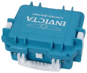 Invicta Collectors Box 3 Slot-Aqua/White DC3AQUA/WHT