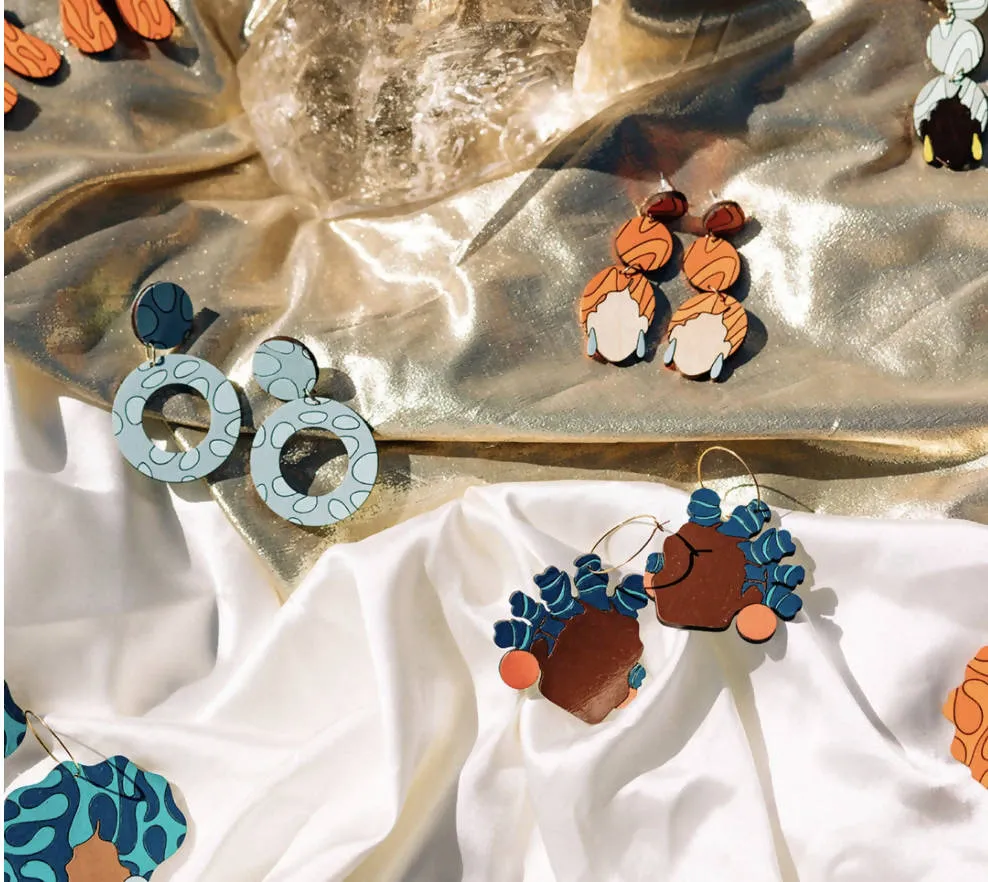 Joy Circle Earrings - Turquoise