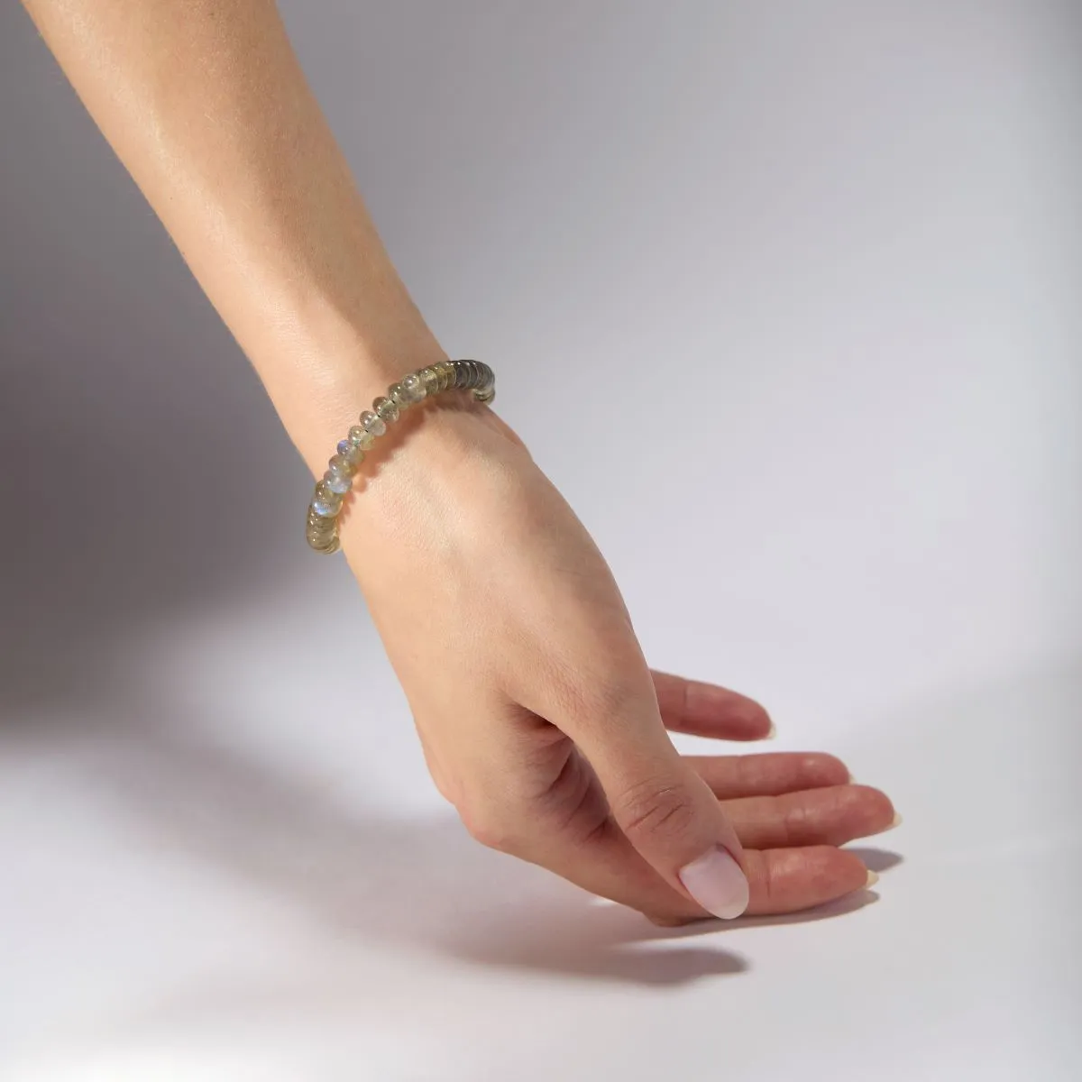 LABRADORITE CANDY BEADS BRACELET