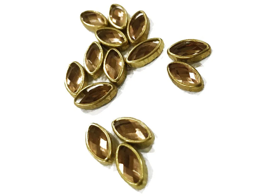 Light Golden Opaque Eye Kundan Stone (10x5 mm)