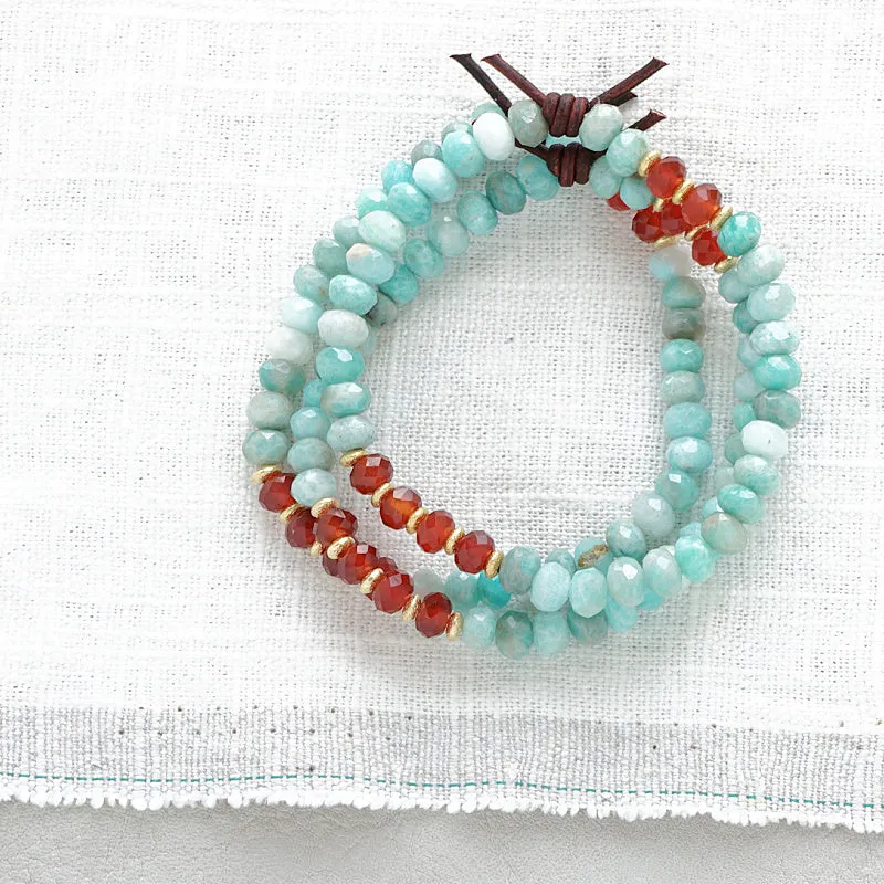 Little Notes of Love Mini Bracelet - Amazonite | Giftable Jewelry