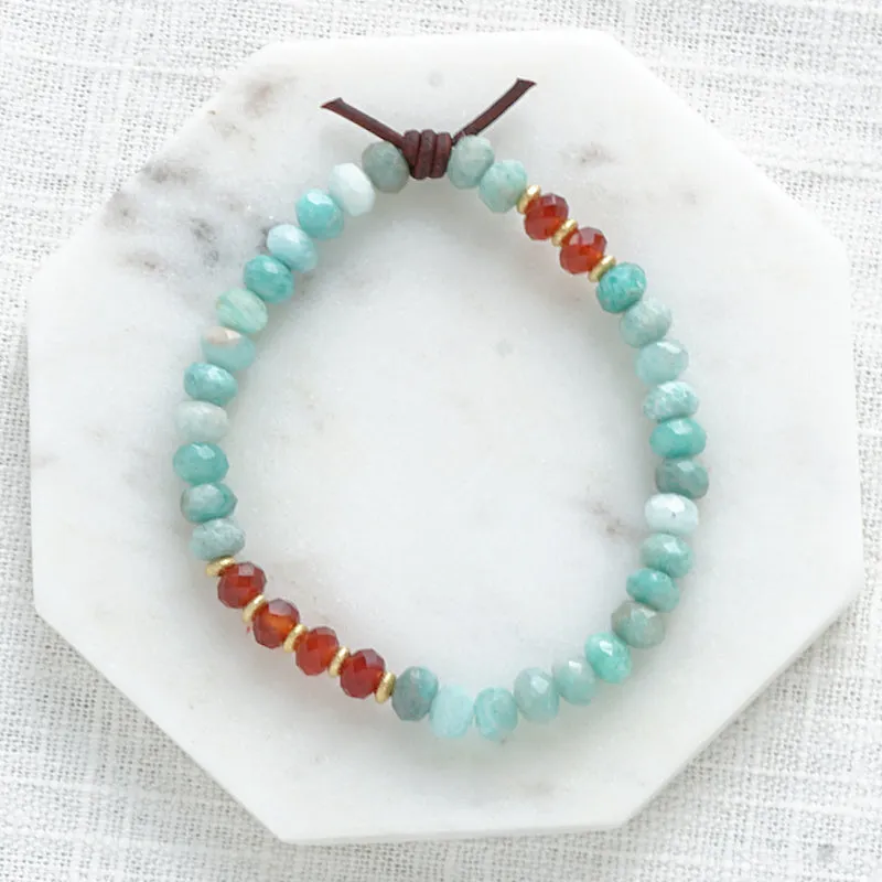 Little Notes of Love Mini Bracelet - Amazonite | Giftable Jewelry