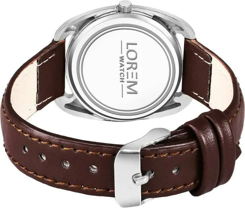 LOREM Brown Stylish Dial Analog Watch For Women LR326