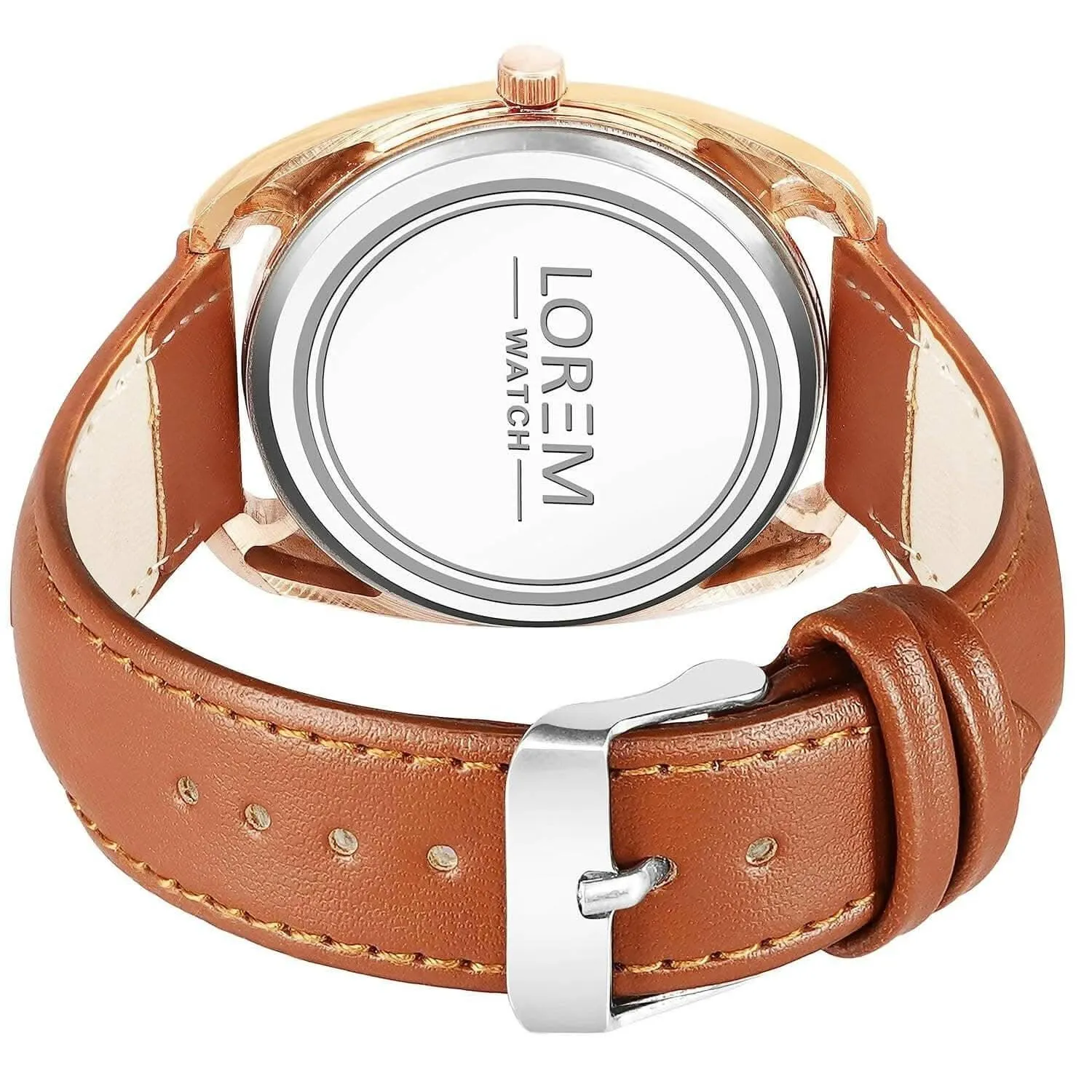 LOREM Silver Stylish Dial Analog Watch For Women LR325