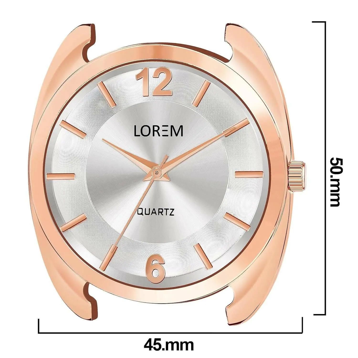 LOREM Silver Stylish Dial Analog Watch For Women LR325