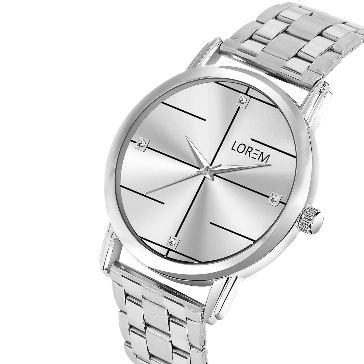 LOREM White Standard Analog Watch For Women LR321