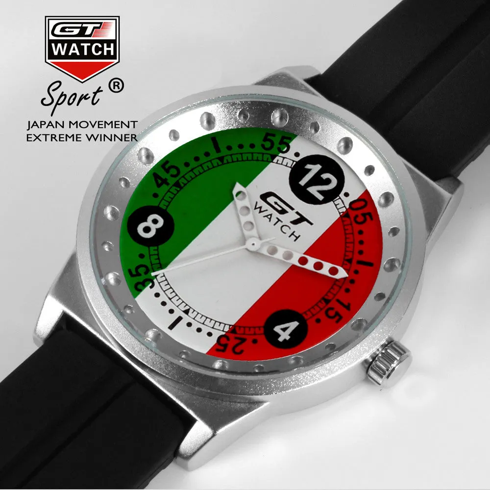 Luxury Brand GT Sports Watch Italy Fashion Design Women's Casual Classic Bracelet Silicone Strap Men's Dress Trend Watches New