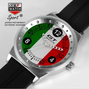 Luxury Brand GT Sports Watch Italy Fashion Design Women's Casual Classic Bracelet Silicone Strap Men's Dress Trend Watches New