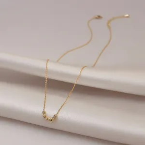 Luxury Golden Bean Necklaces Charm Jewelry NCJT21