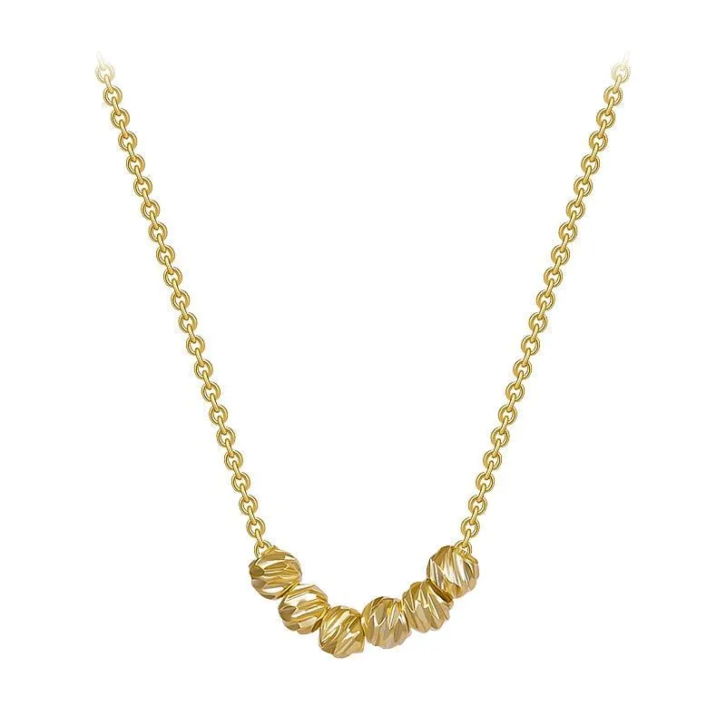 Luxury Golden Bean Necklaces Charm Jewelry NCJT21