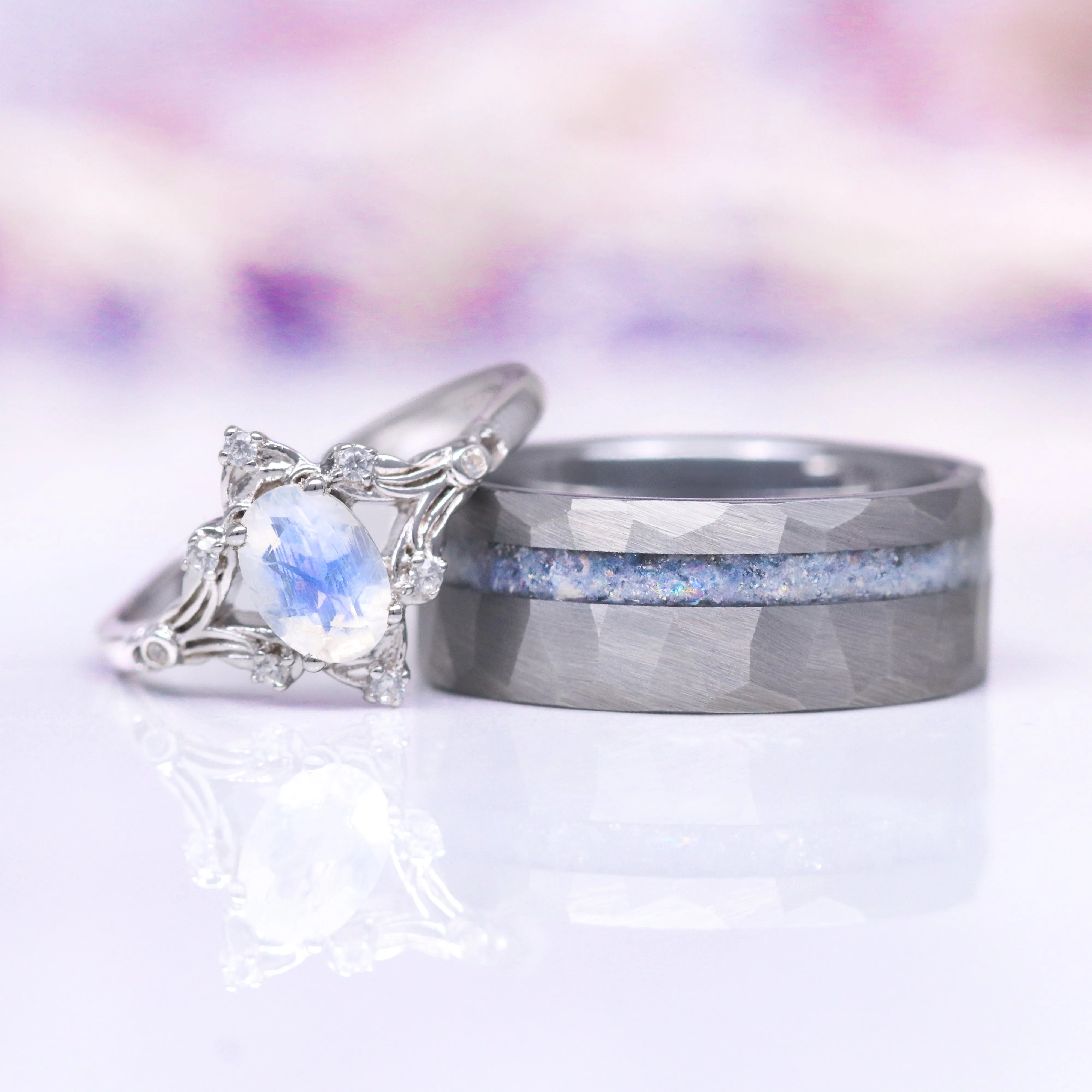Maeve Vintage Moonstone Ring- Sterling Silver
