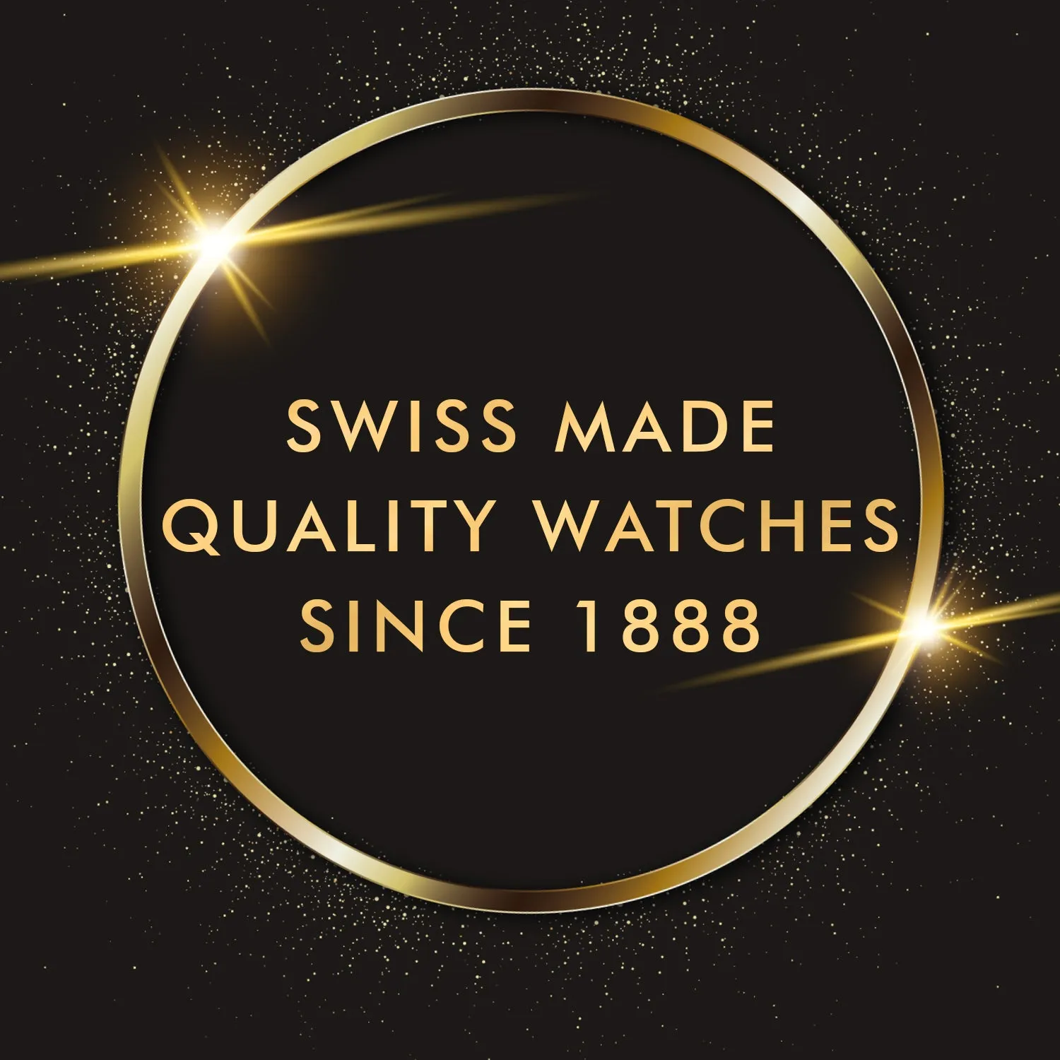 Men Seehof Analog Brass Watch 509833 41 44 20