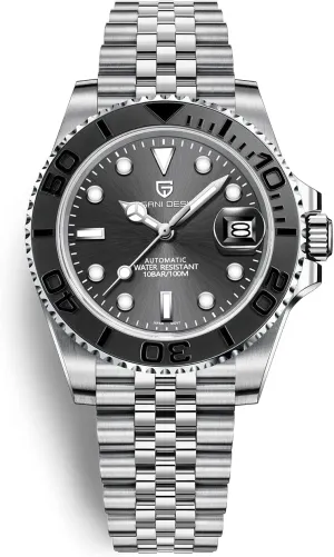 Men Watches Pagani Design Watch for Men Automatic NH35 Mechanical 100M Waterproof Stainless Steel Sapphire Glass Yacht Wristwatch PD-1651