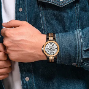 Men's Handmade Wooden Mechanical Automatic Watch
