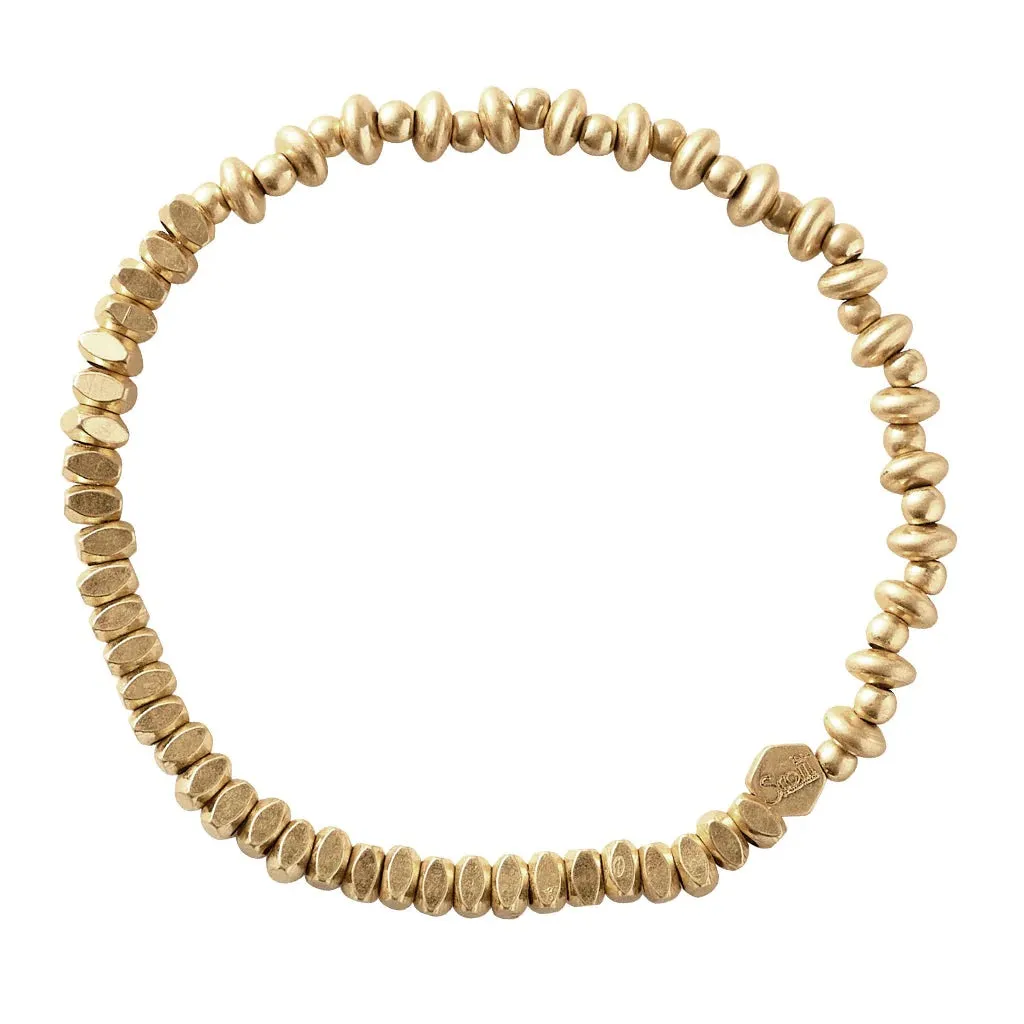 Mixed Metal Stack Bracelet