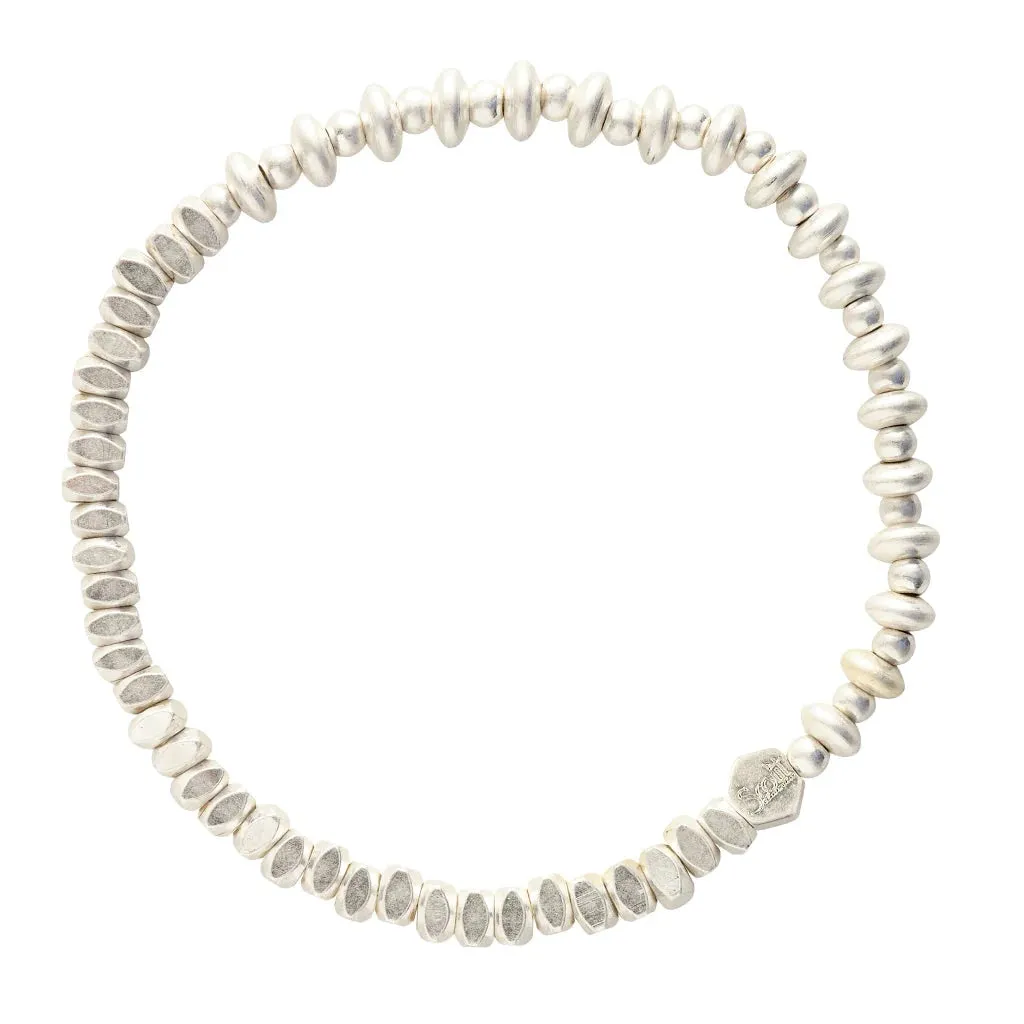 Mixed Metal Stack Bracelet