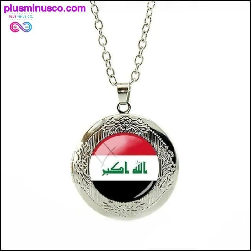 National Flag Locket Necklace Greece,France,Finland,
