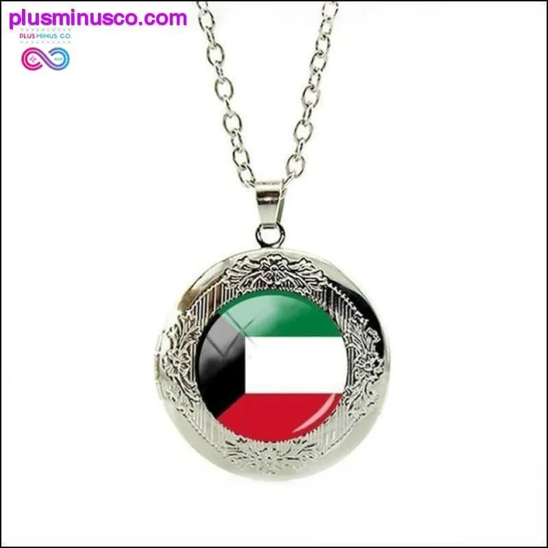 National Flag Locket Necklace Greece,France,Finland,