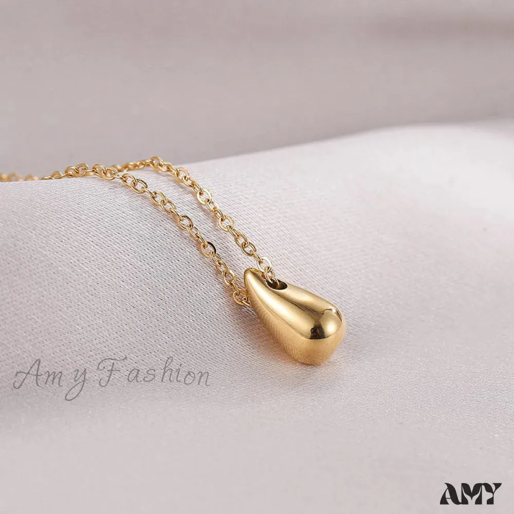 Niche Design Drop-shaped Simple High-end Necklace