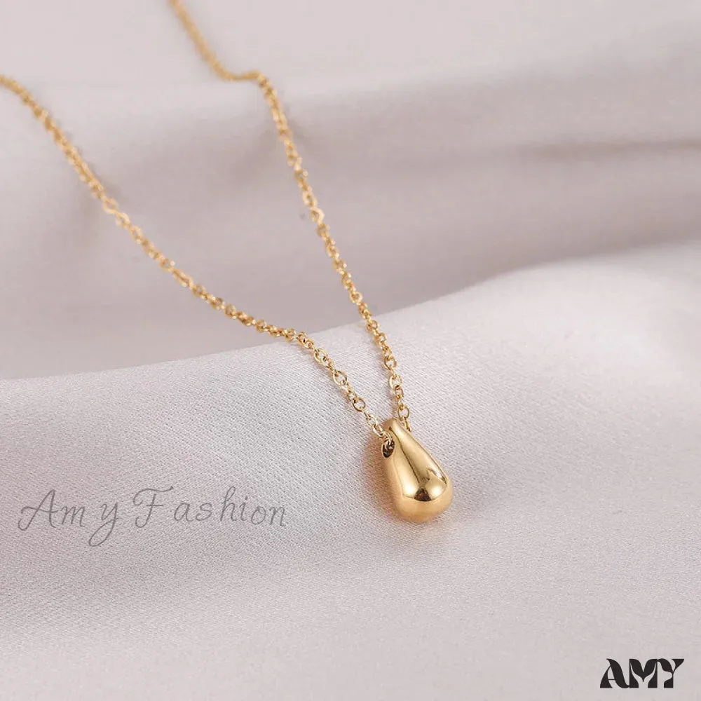 Niche Design Drop-shaped Simple High-end Necklace