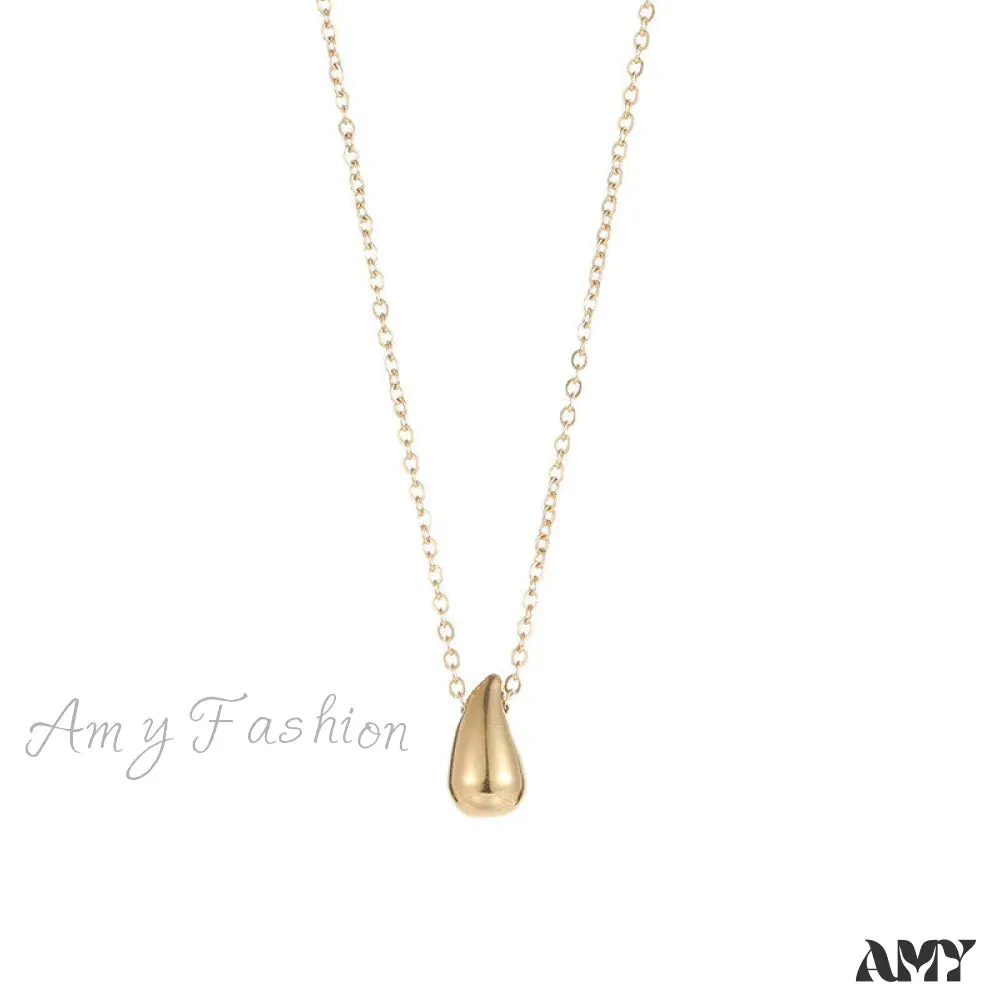 Niche Design Drop-shaped Simple High-end Necklace