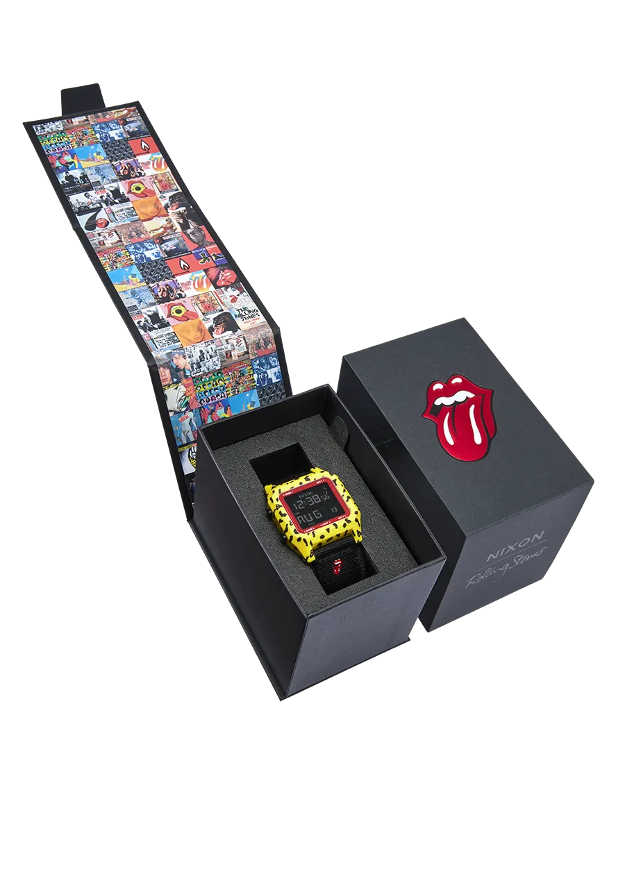 Nixon Rolling Stones Staple Watch - Yellow / Black