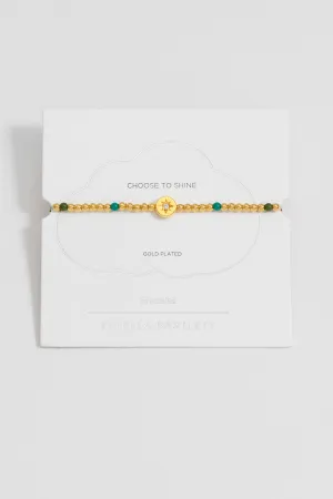 North Star Enamel Bead Bracelet