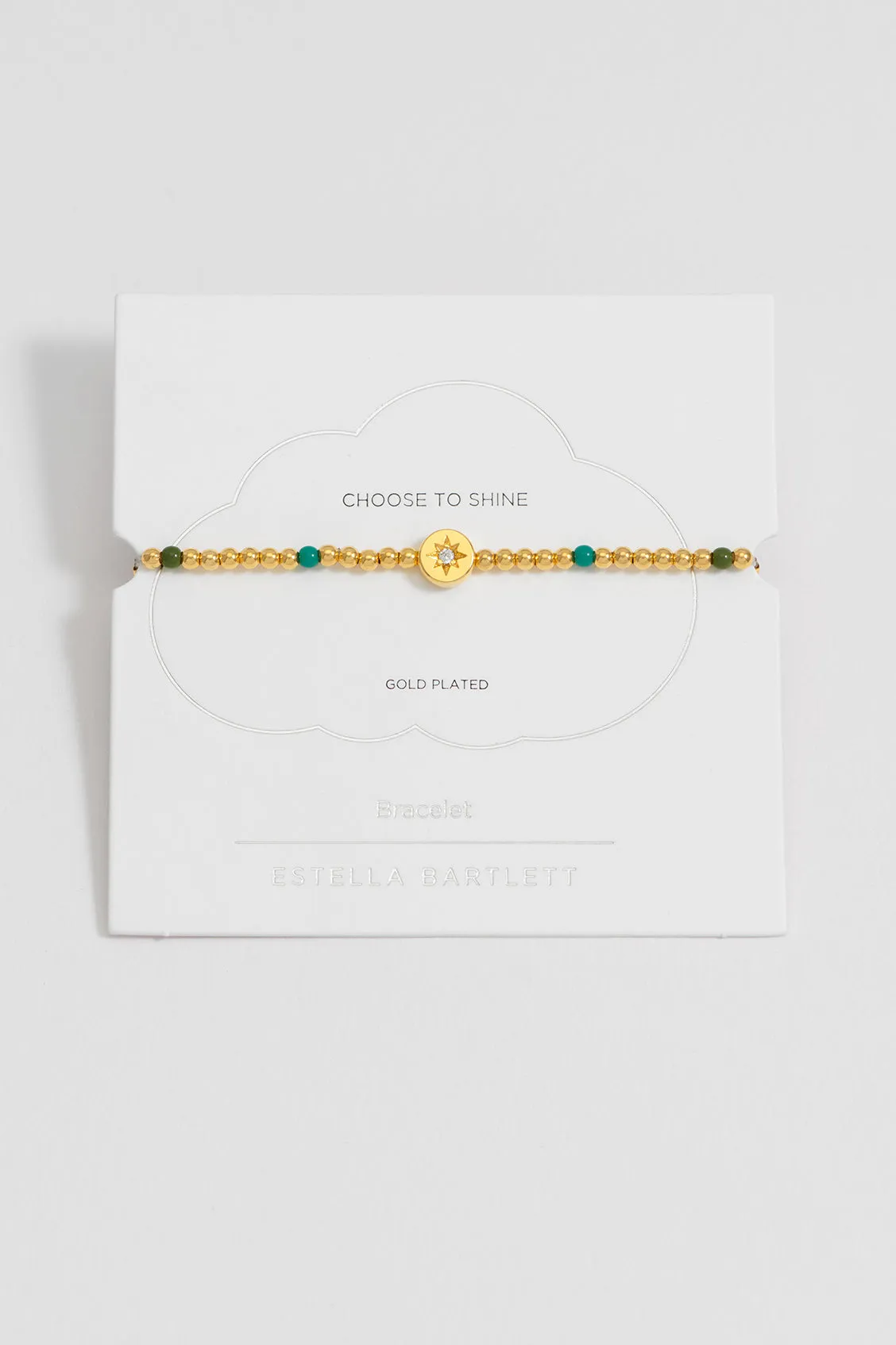North Star Enamel Bead Bracelet