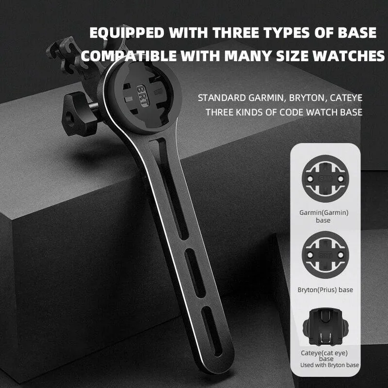 OFFBONDAGE Road Bicycle Light Bracket Holder For IGS Garmin Bryton Cateye GoPro Mount Speedometer Computer Aluminium Holder