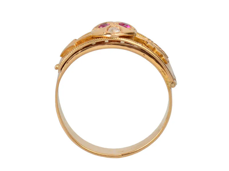 Oh My Dearest - Secret Message Locket Ring