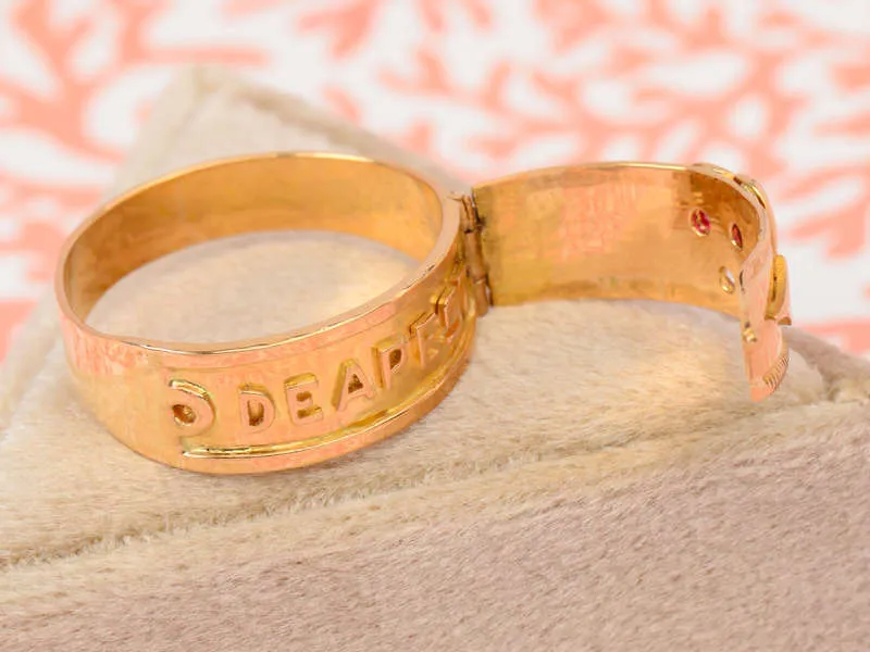 Oh My Dearest - Secret Message Locket Ring