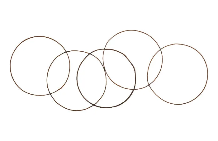 Olympic Wall Hanging Reclaimed Oil Drums Rims, 5 Rings (Copy)