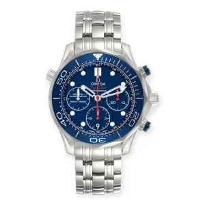 Omega Seamaster Diver 300M 44 Blue Dial 212.30.42.50.03.001 Mens Watch