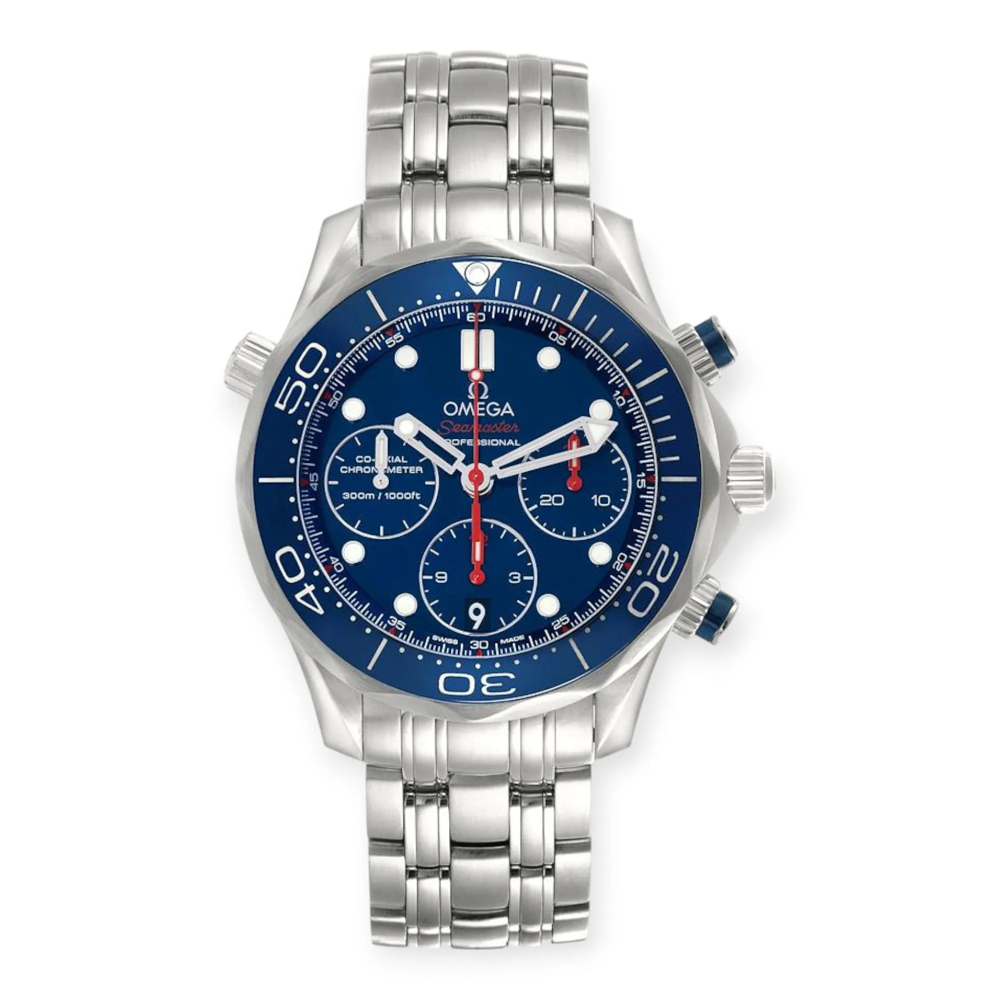 Omega Seamaster Diver 300M 44 Blue Dial 212.30.42.50.03.001 Mens Watch