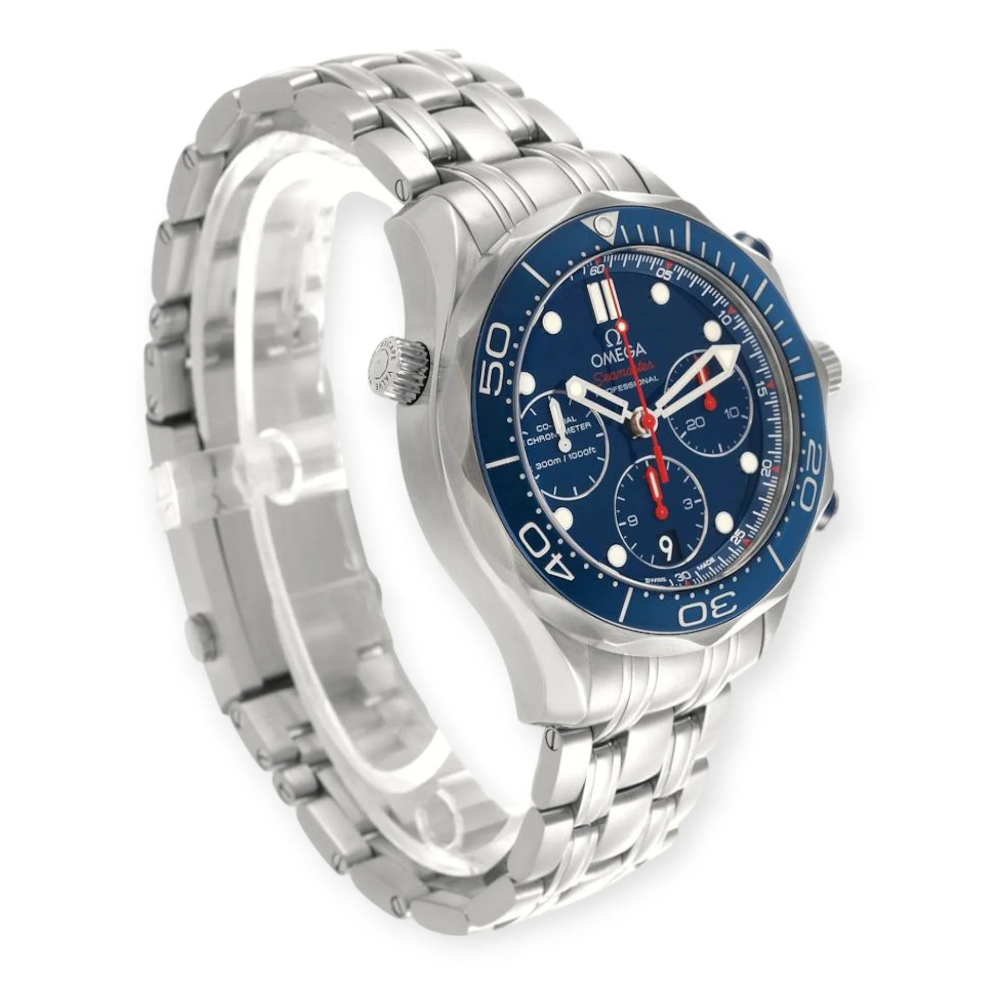 Omega Seamaster Diver 300M 44 Blue Dial 212.30.42.50.03.001 Mens Watch