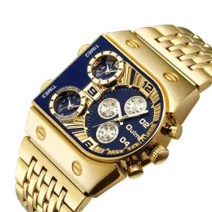 Oulm Ushape Fashion Steel Watch For Men 9315