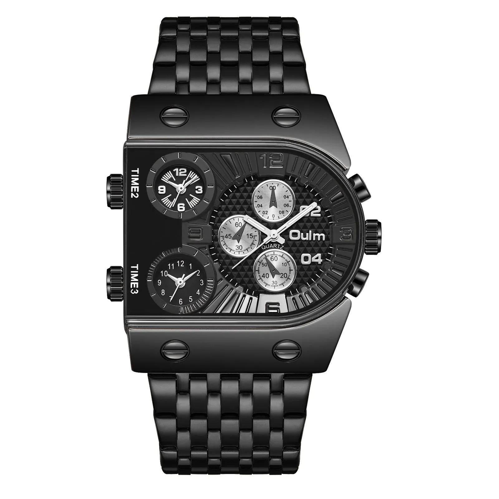 Oulm Ushape Fashion Steel Watch For Men 9315