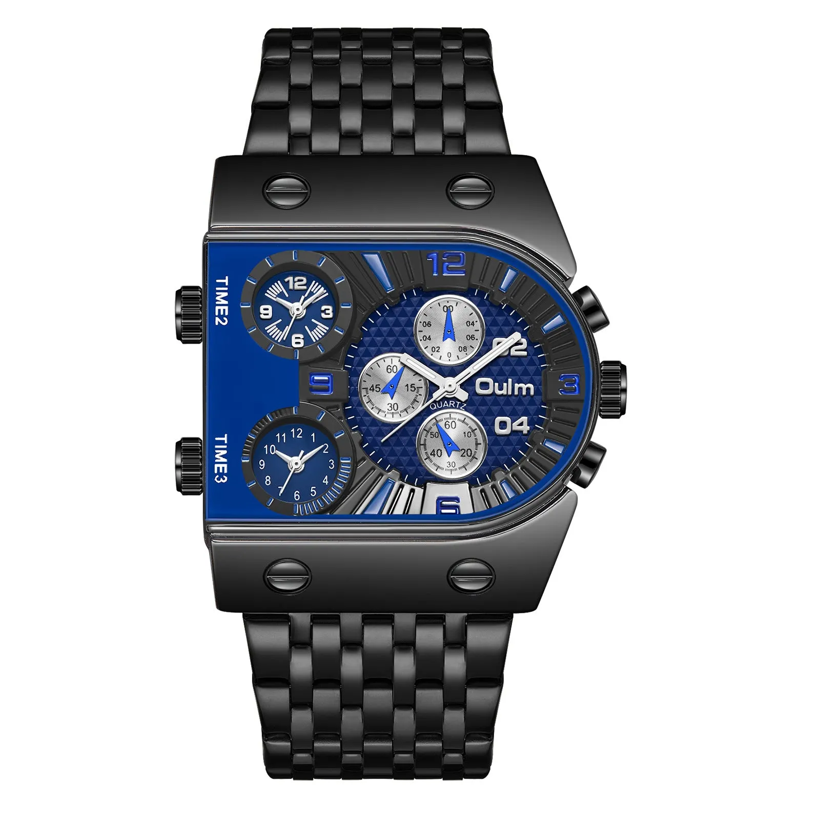 Oulm Ushape Fashion Steel Watch For Men 9315