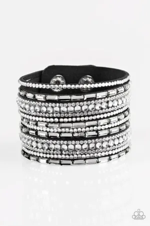 Paparazzi Bracelet ~ Wham Bam Glam - White