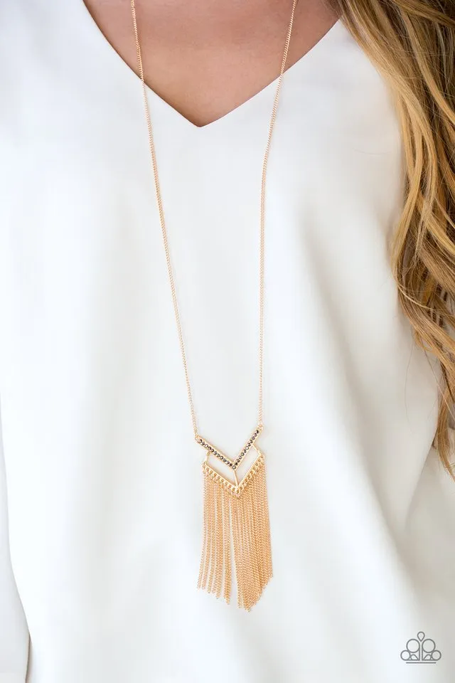 Paparazzi Necklace ~ Alpha Glam - Gold