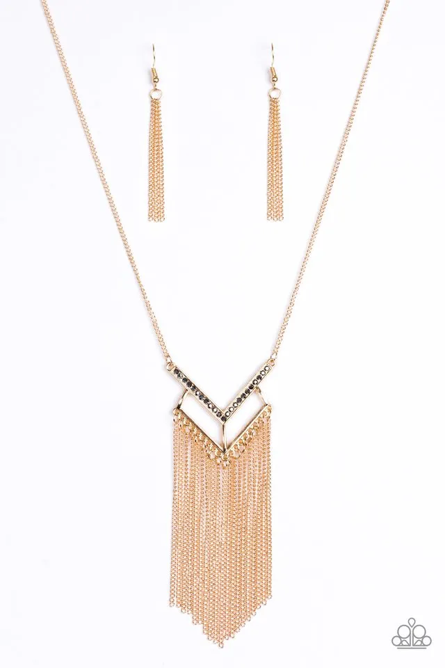 Paparazzi Necklace ~ Alpha Glam - Gold