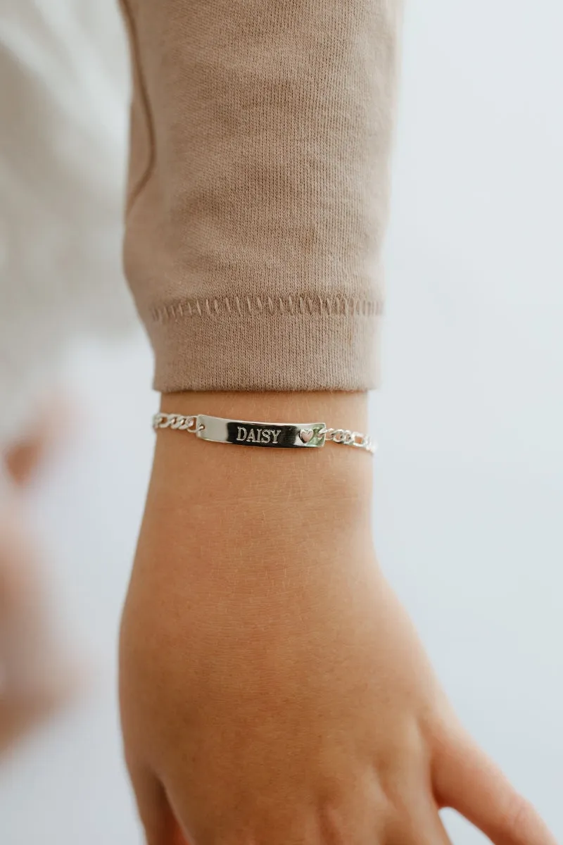 Pink Darling Bracelet -  Silver