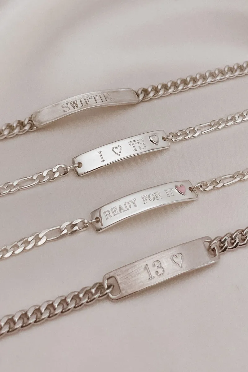 Pink Darling Bracelet -  Silver