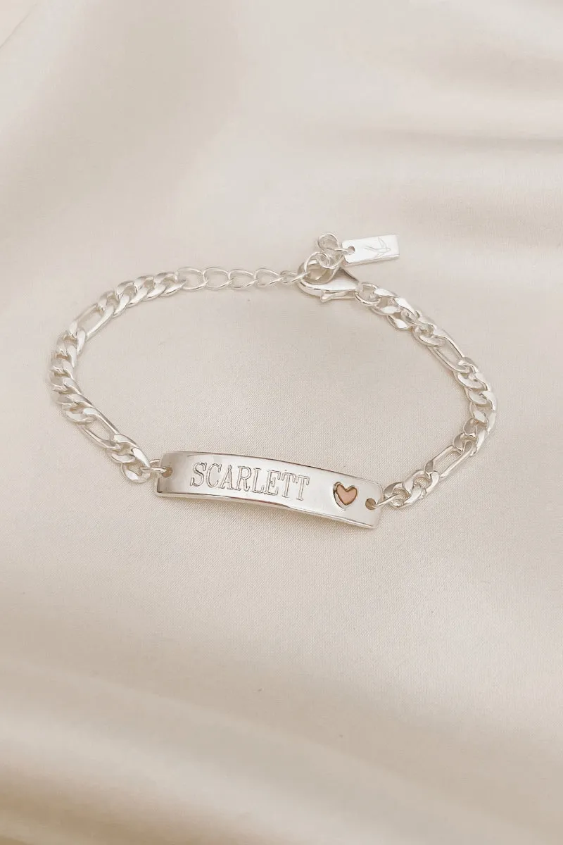 Pink Darling Bracelet -  Silver