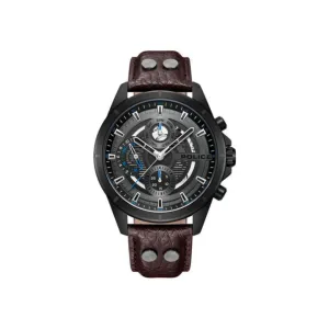 Police Men's Watch Multifunction Dark Brown Ref :PEWJF0004602