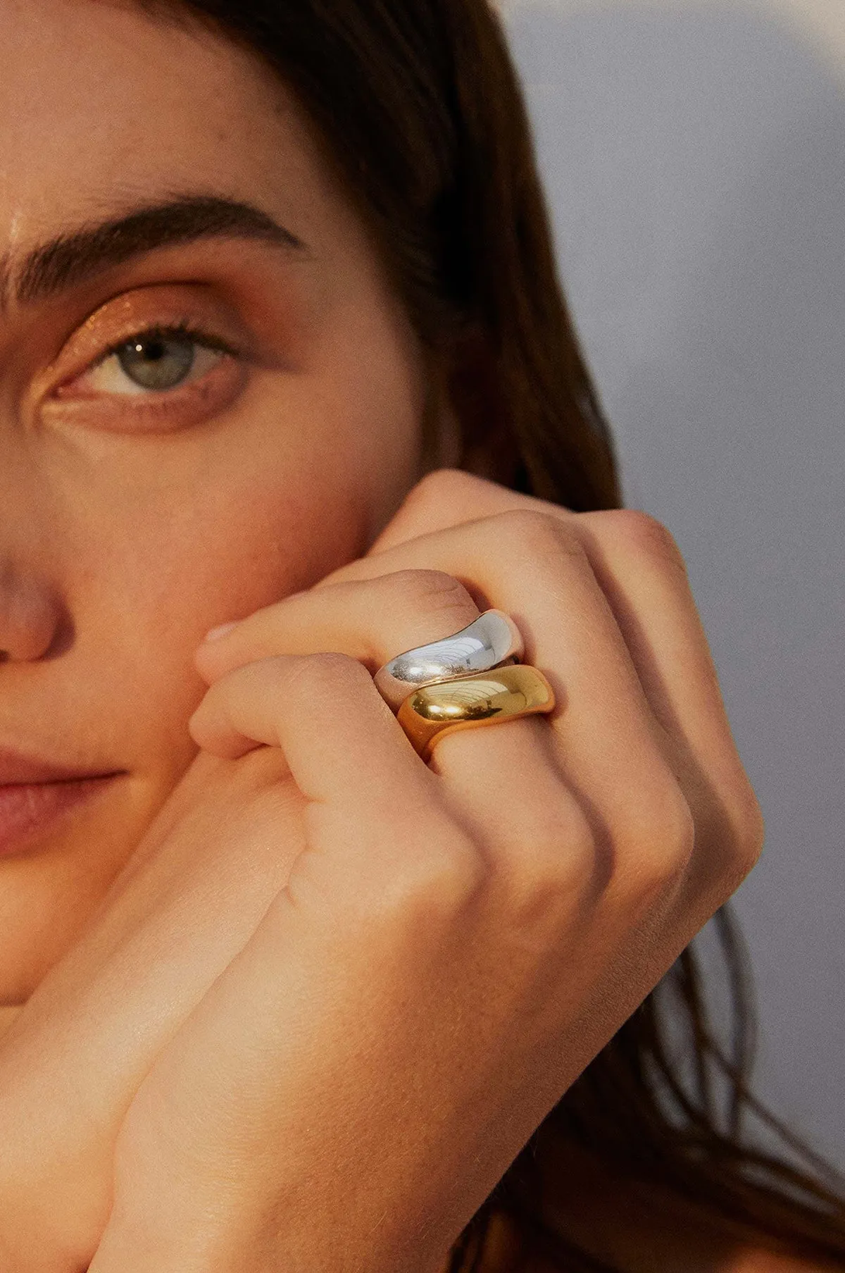 Rocco Chunky Ring Silver