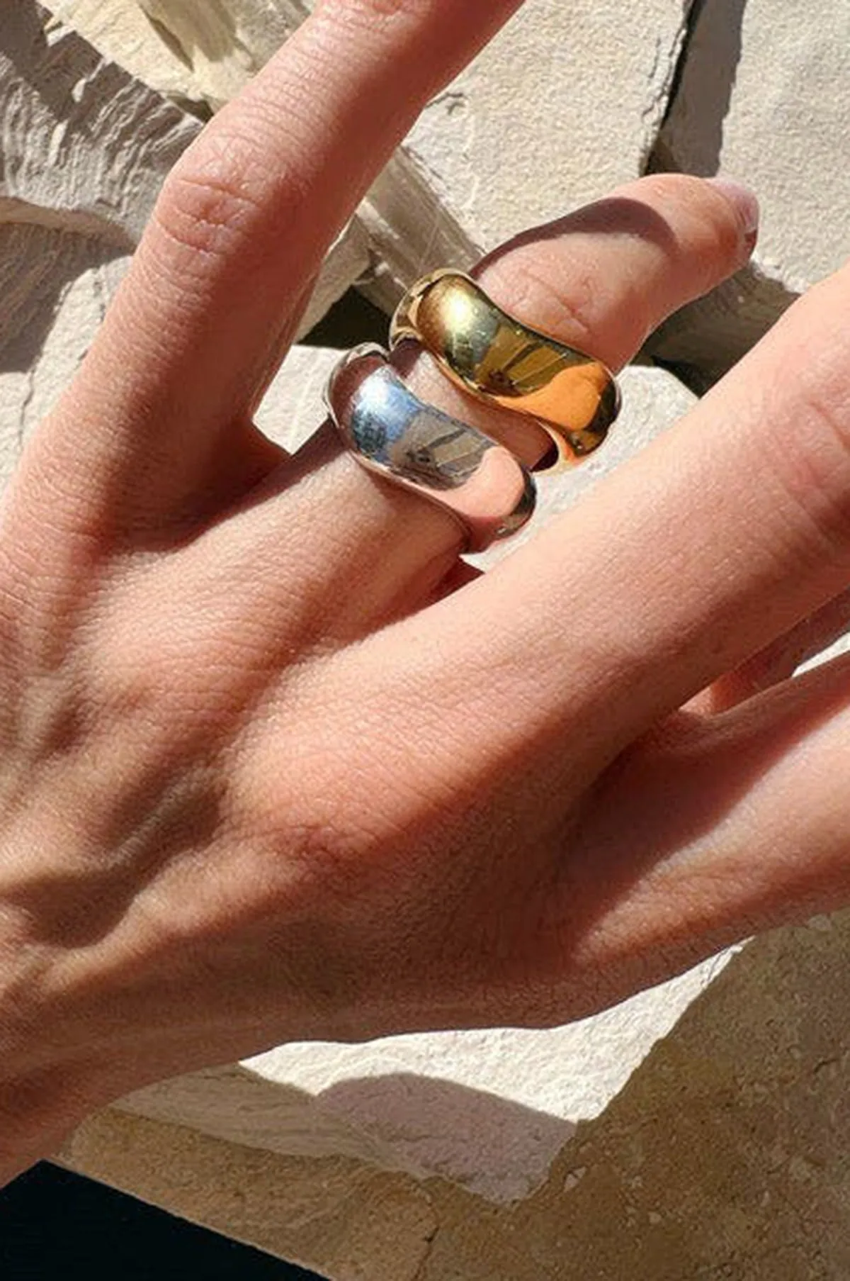 Rocco Chunky Ring Silver