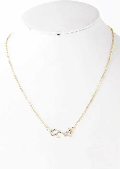 Scorpio Constellation Zodiac Necklace - As seen in Real Simple & People Magazine