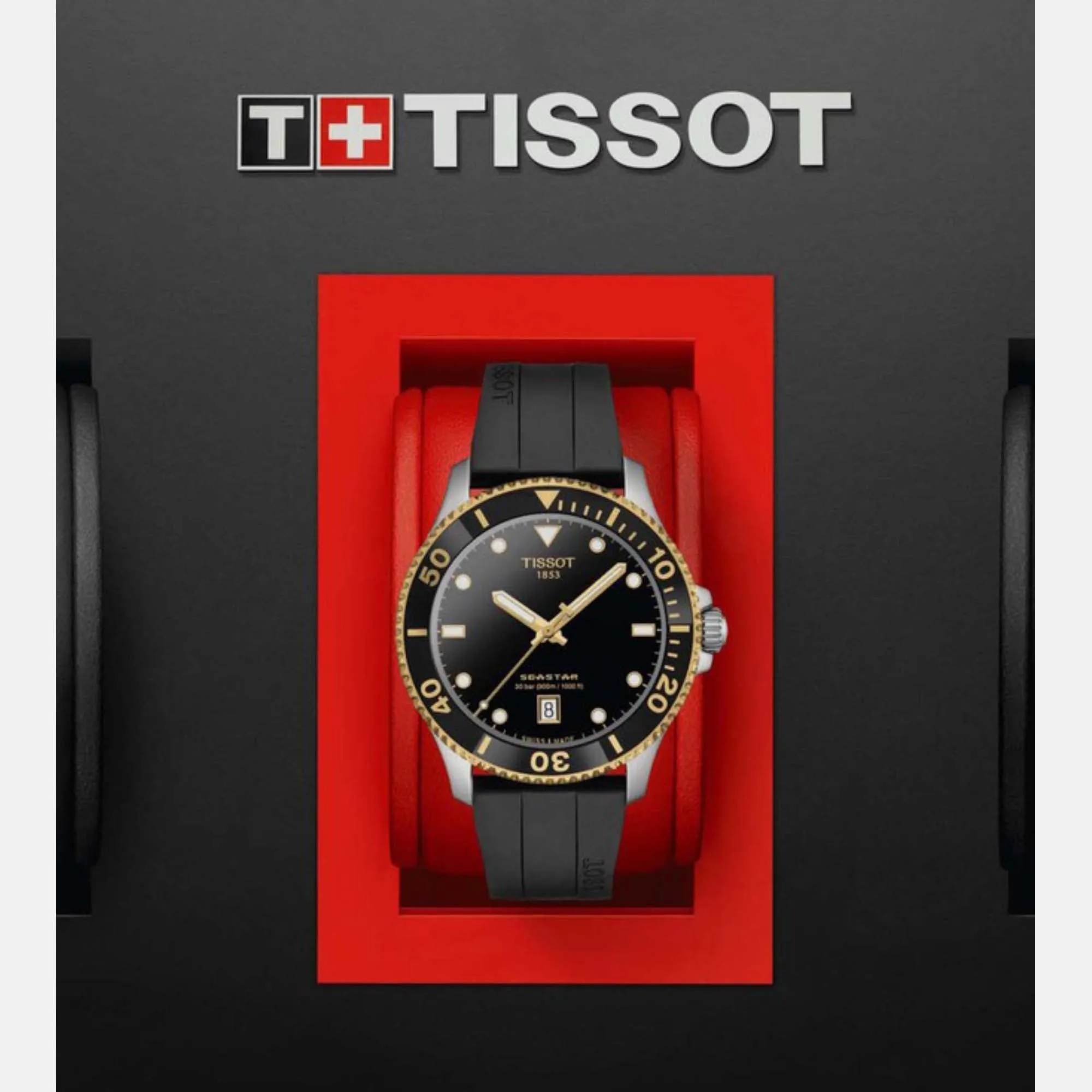 Seastar 1000 Men Analog Stainless steel Watch T1204102705100